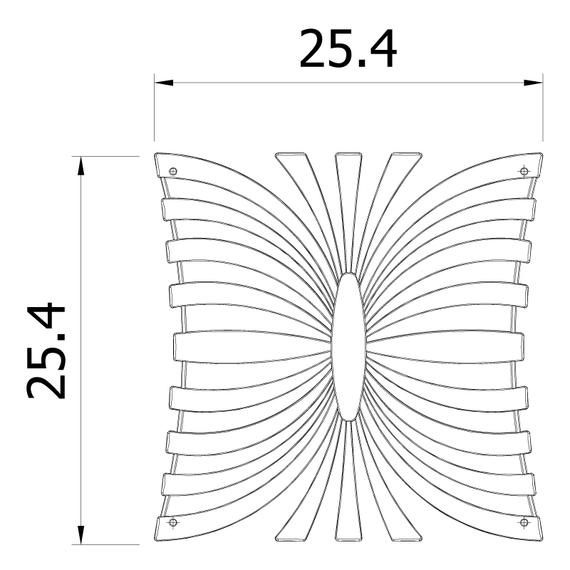 VedoNonVedo Mariposa decorative element for furnishing and dividing rooms - transparent fuchsia 3